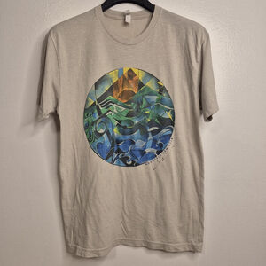 Mountain Jam Festival 2018 T Shirt Signed By Artist Jack Laroux Size Small